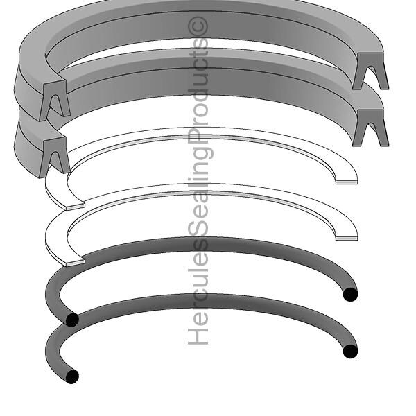 Atlas - After Market Parts Hydraulic Cylinder Repair Kit- I-PK-N-N-5-1-1/2 VH00LH015 - main
